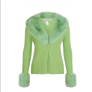 House of sunny green cardigan